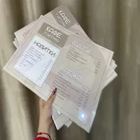 Печатаем меню для кафе 